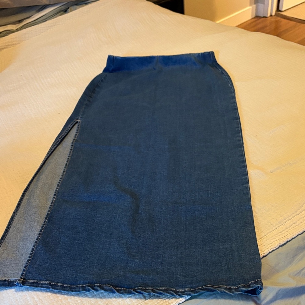 Classic Blue Women's Pencil Skirt